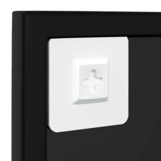 Maison Chic - 3pcs Miroirs muraux - Miroirs décoratifs noir 80x60 cm métal - Image 6
