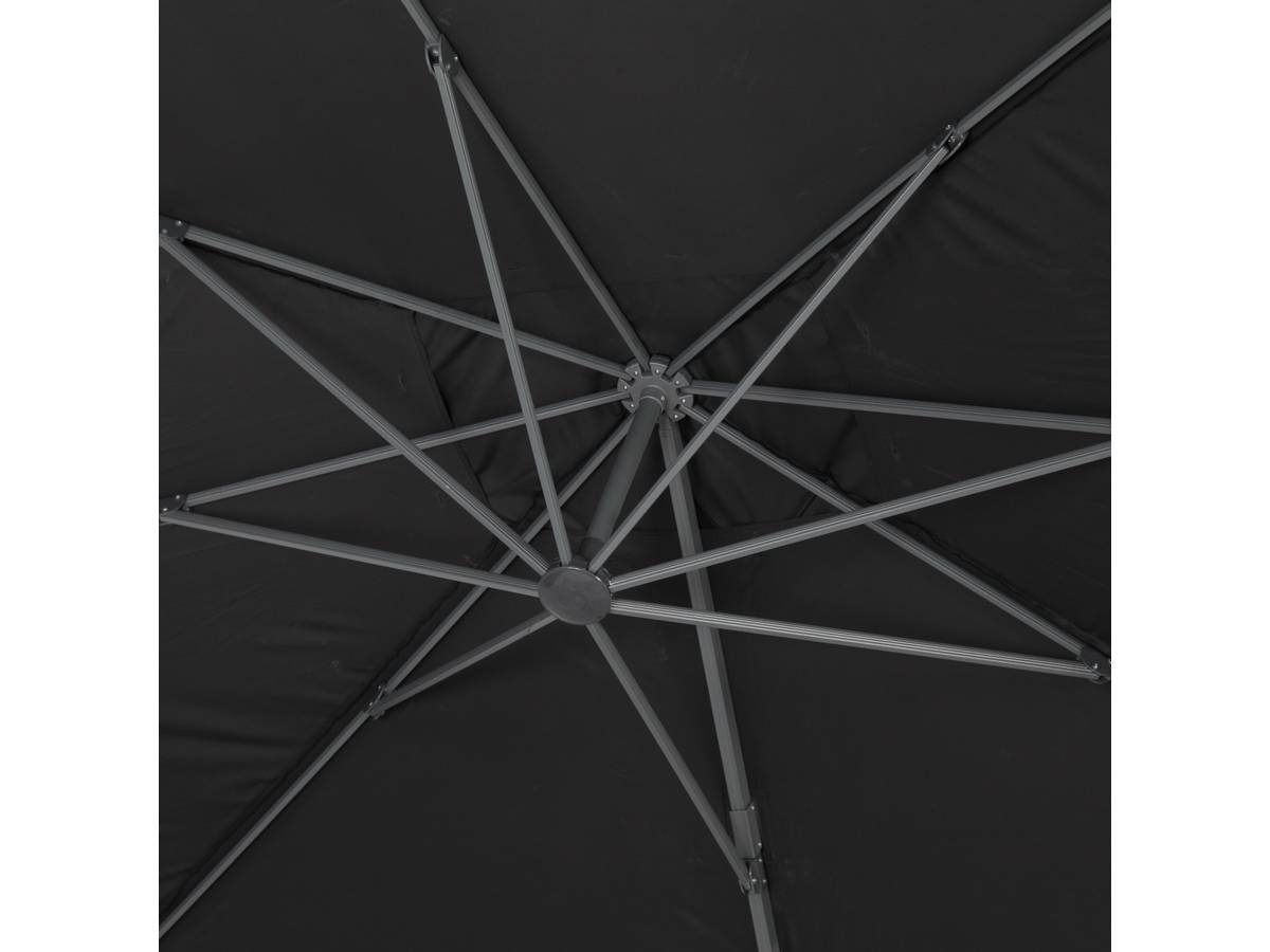 Habitat Et Jardin - Parasol Jardin Déporté Alu "sun 4" - Rectangle - 3 X 4 M + Housse De Protection - Noir -habitat Et Jardin - Imagen 4