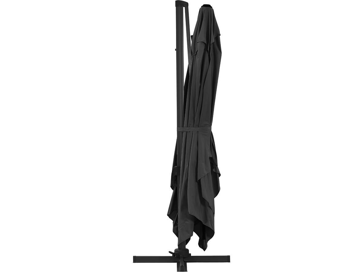 Habitat Et Jardin - Parasol Jardin Déporté Alu "sun 4" - Rectangle - 3 X 4 M + Housse De Protection - Noir -habitat Et Jardin - Imagen 3