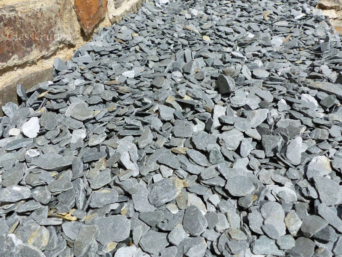 ClassGarden - Paillage Ardoise GRIS  30-60  - VRAC Big Bag - 1000 kg - Image 4
