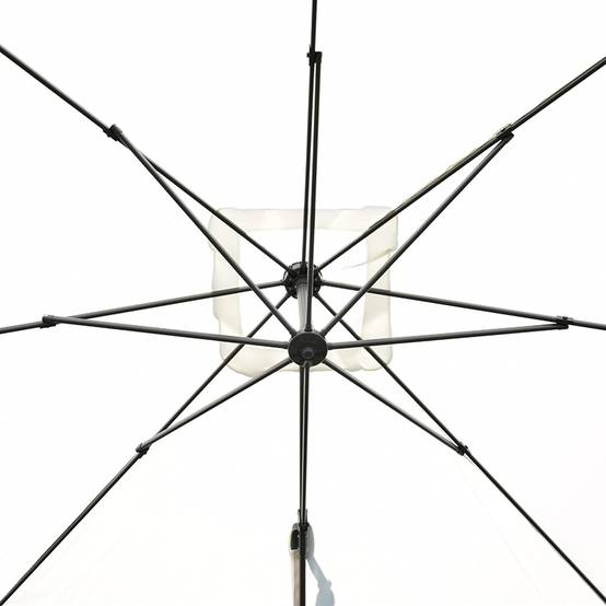 Parasol déporté écru 3x3 m Celestia - Gecko Jardin - Imagen 5