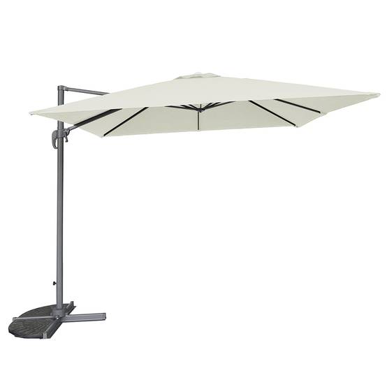 Parasol déporté écru 3x3 m Celestia - Gecko Jardin - Imagen 2