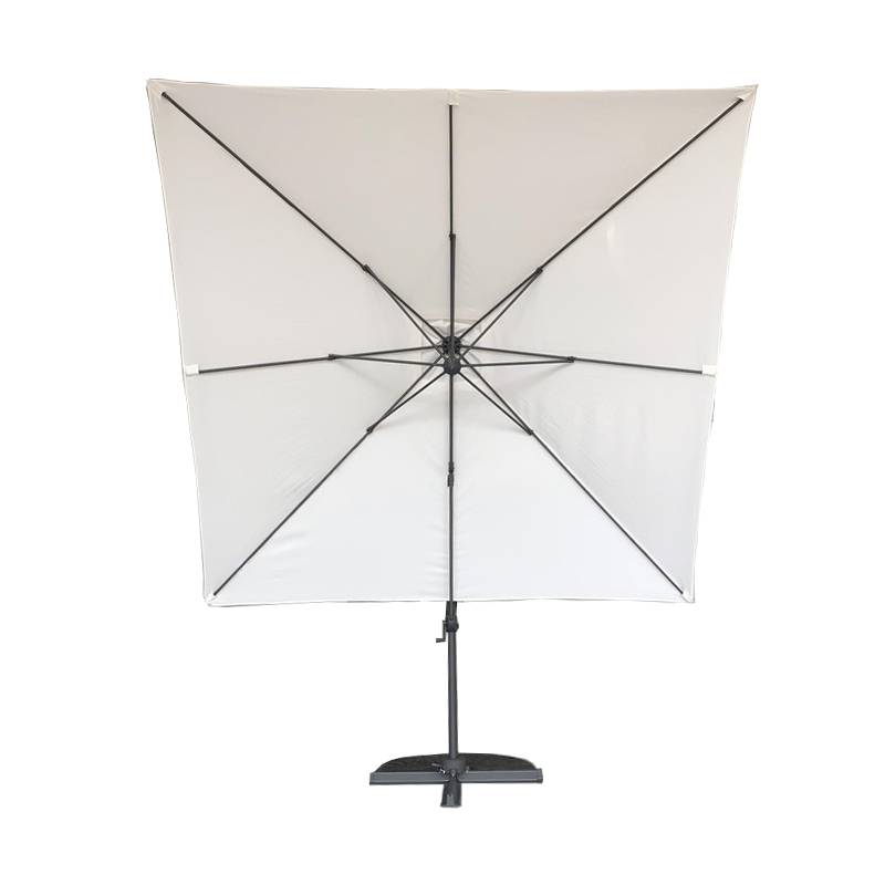 Parasol déporté écru 3x3 m Celestia - Gecko Jardin - Imagen 6