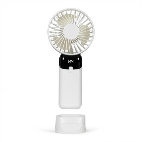 Livoo - Ventilateur à main blanc silencieux 2 en 1 - Image 2