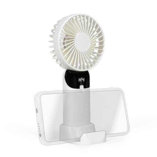 Livoo - Ventilateur à main blanc silencieux 2 en 1 - Image 1