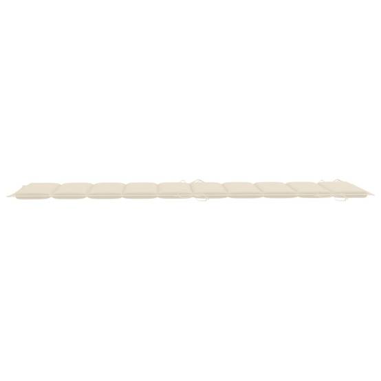 Helloshop26 - Lot de 2 transats chaise longue bain de soleil lit de jardin terrasse meuble d'extérieur avec coussins bois d'acacia solide - Imagen 8