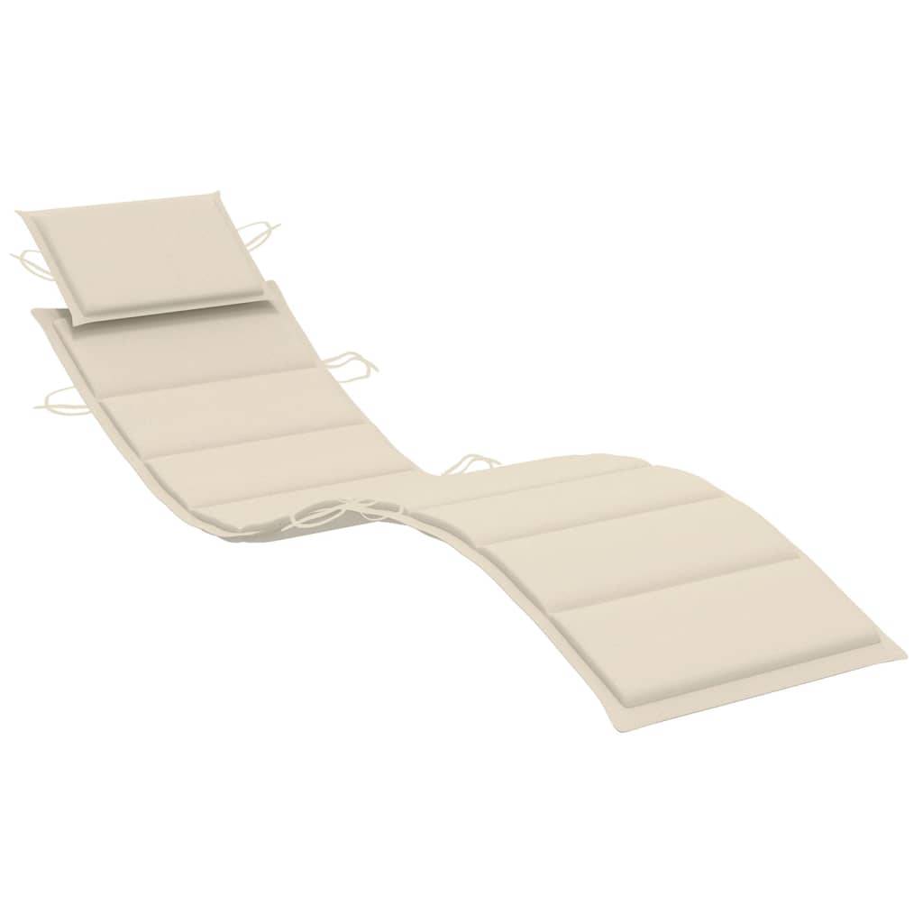Helloshop26 - Lot de 2 transats chaise longue bain de soleil lit de jardin terrasse meuble d'extérieur avec coussins bois d'acacia solide - Imagen 6