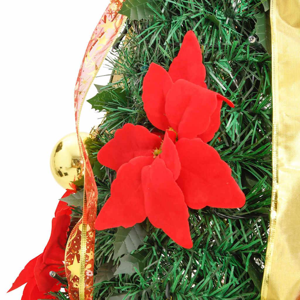 ComfortXL - Sapin de Noël Artificiel Escamotable Décoré et Pré-éclairé 150 LED Vert 180 cm – ComfortXL Outdoor Living - Image 6