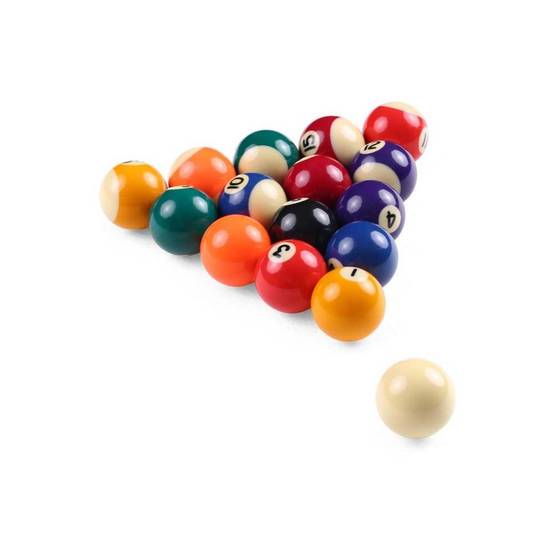 Jardindeco - Lot de 16 boules de billard 50.8 mm en résine Pour jeu américain - Image 2