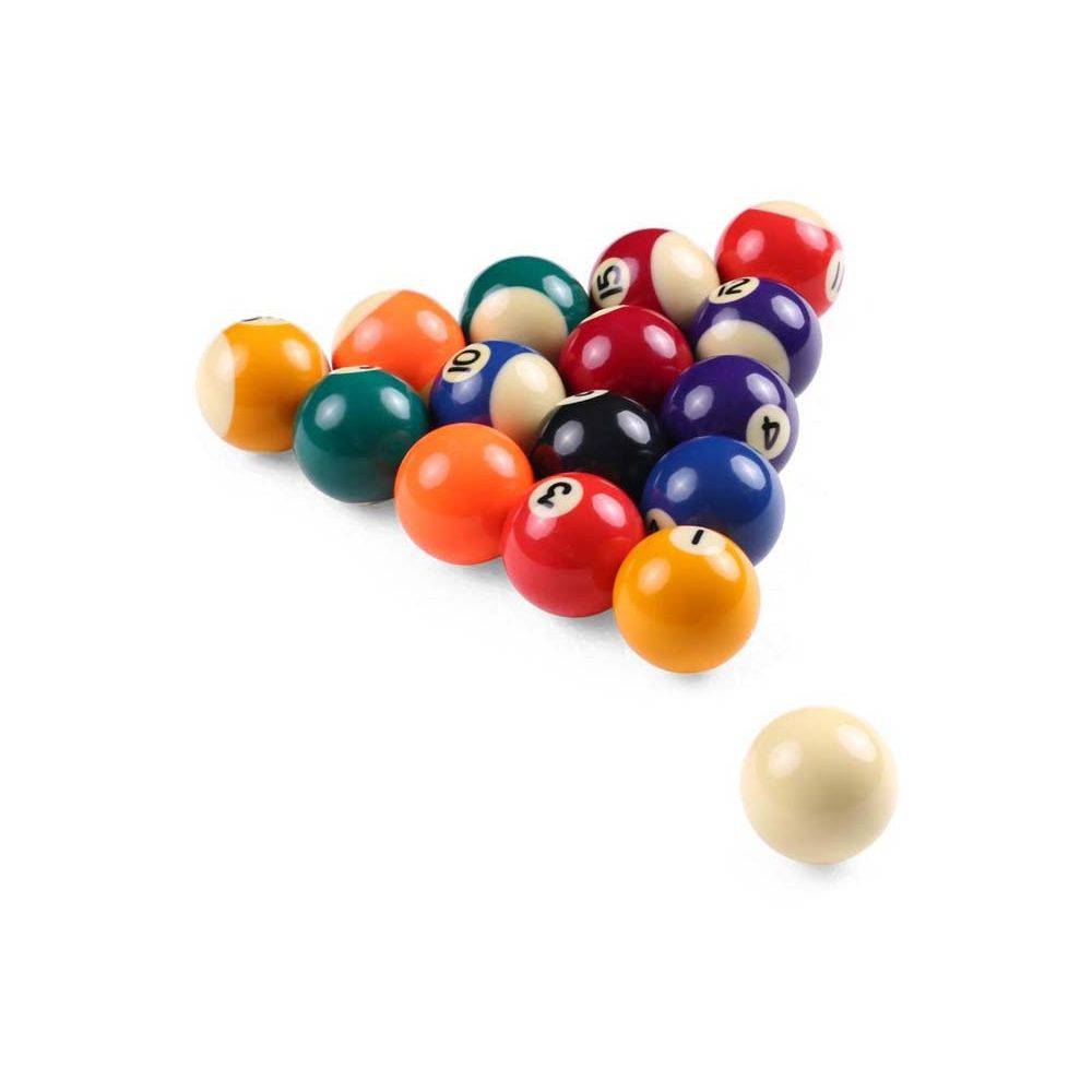 Jardindeco - Lot de 16 boules de billard  50.8 mm en résine Pour jeu américain - Image 2