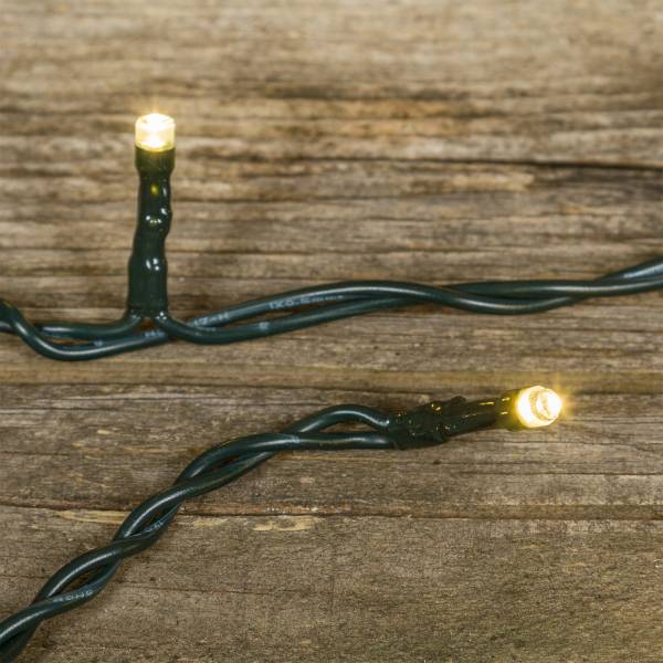 Lotti - Guirlande lumineuse 3 Alimentations interchangeables solaire pile ou secteur 25M 500 LED blanc chaud IP44 professionnelle Lotti - Imagen 5