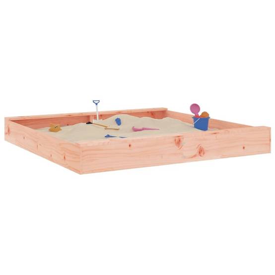 Bac à sable - Maison de jeu pour enfants avec sièges carré bois massif de douglas-JU12106 - Image 3
