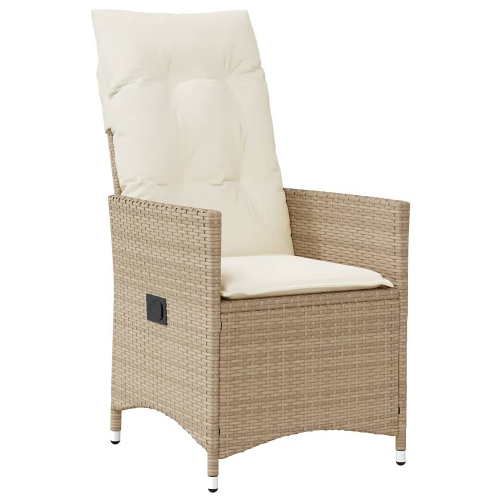 Vidaxl - Ensemble à manger de jardin et coussins 9 pcs beige Poly rotin vidaXL 3276807 - Image 7