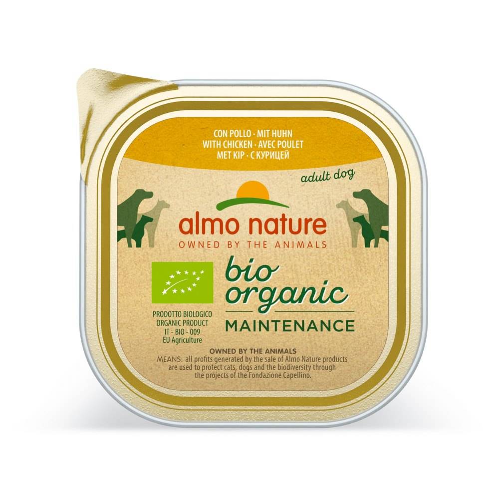 Almo Nature - Almo Nature - Barquettes Bio Organic pour Chien au Poulet - Imagen 1