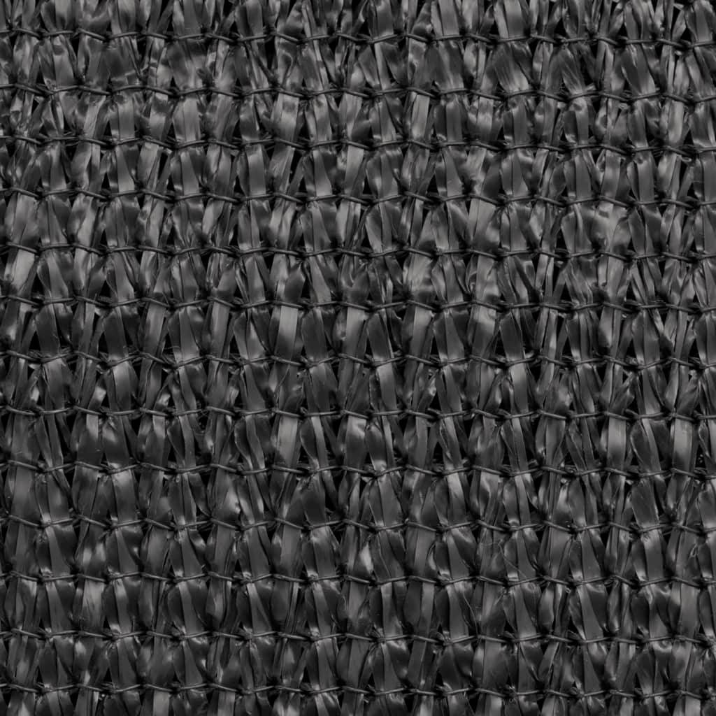 Helloshop26 - Parasol en pehd carré 3,6 x 3,6 m anthracite - Imagen 2