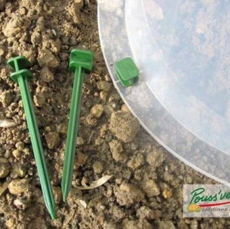 Mv Industries - Pack de 10 mini piquets spécial cloche