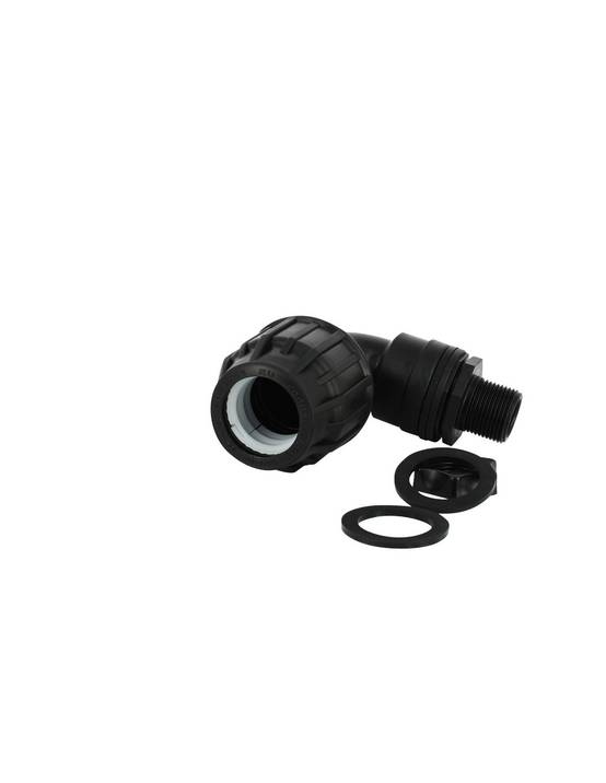 Trop-plein cuve eau 1000L - Coudé pression Diamètre 32 mm - Image 1