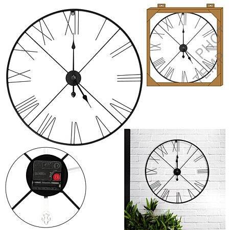 HORLOGE FILAIRE CHIFFRES ROMAINS 70CM - Image 1