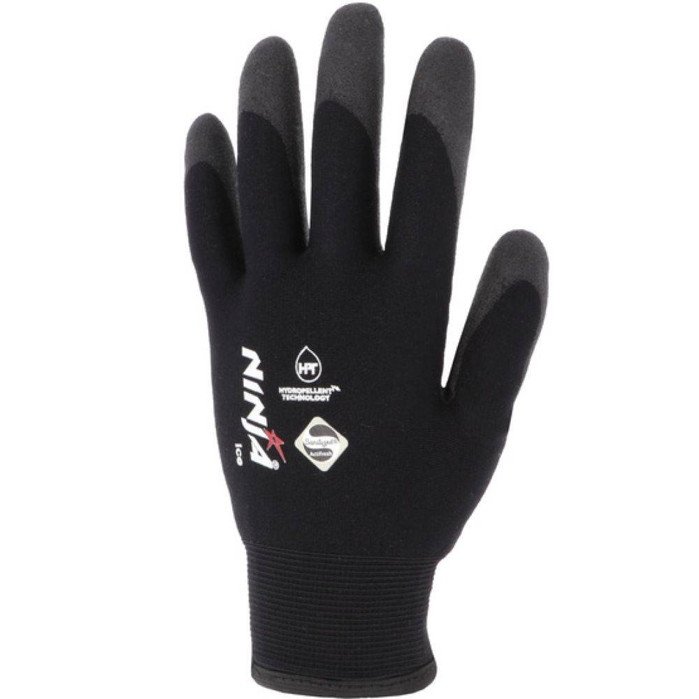 Gants spécial froid double couche Ninja Ice Singer Safety (Lot de 5) Noir 9 - Image 3
