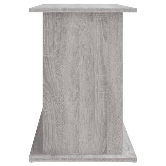 Meuble Aquarium Bois Ingénierie avec Rangement 6 Portes pour Salon Sonoma Gris - ComfortXL Outdoor Living - Image 7