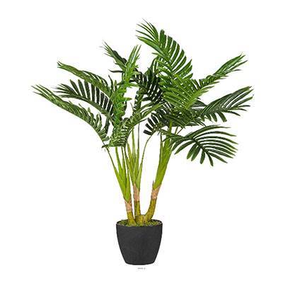 Artificielles - Palmier Kentia artificiel H 70 cm 3 troncs en pot - Imagen 1