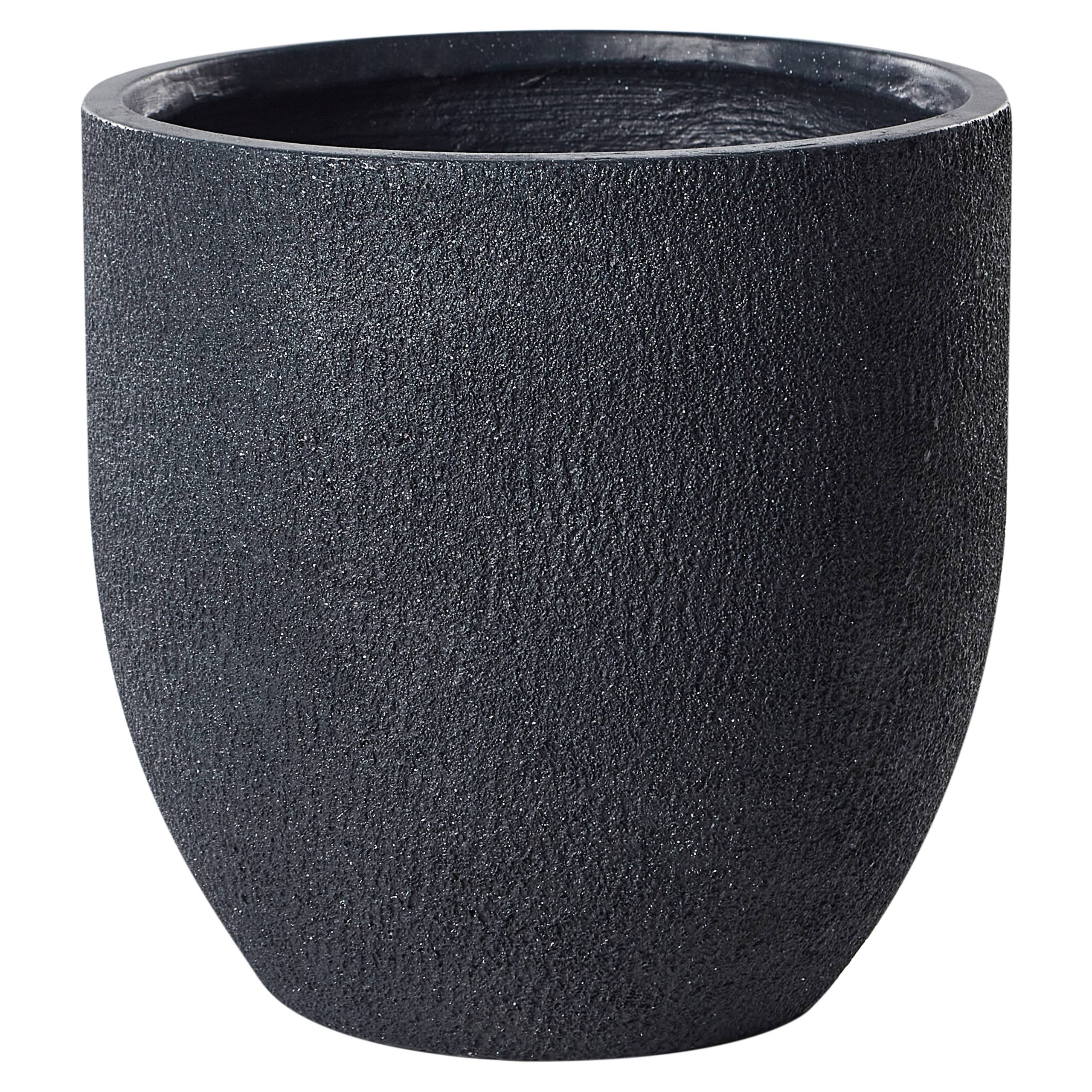 Beliani - Cache-pot d'extérieur Fibre d'argile Gris graphite KANNIA - 46x46x46- Beliani - Image 2