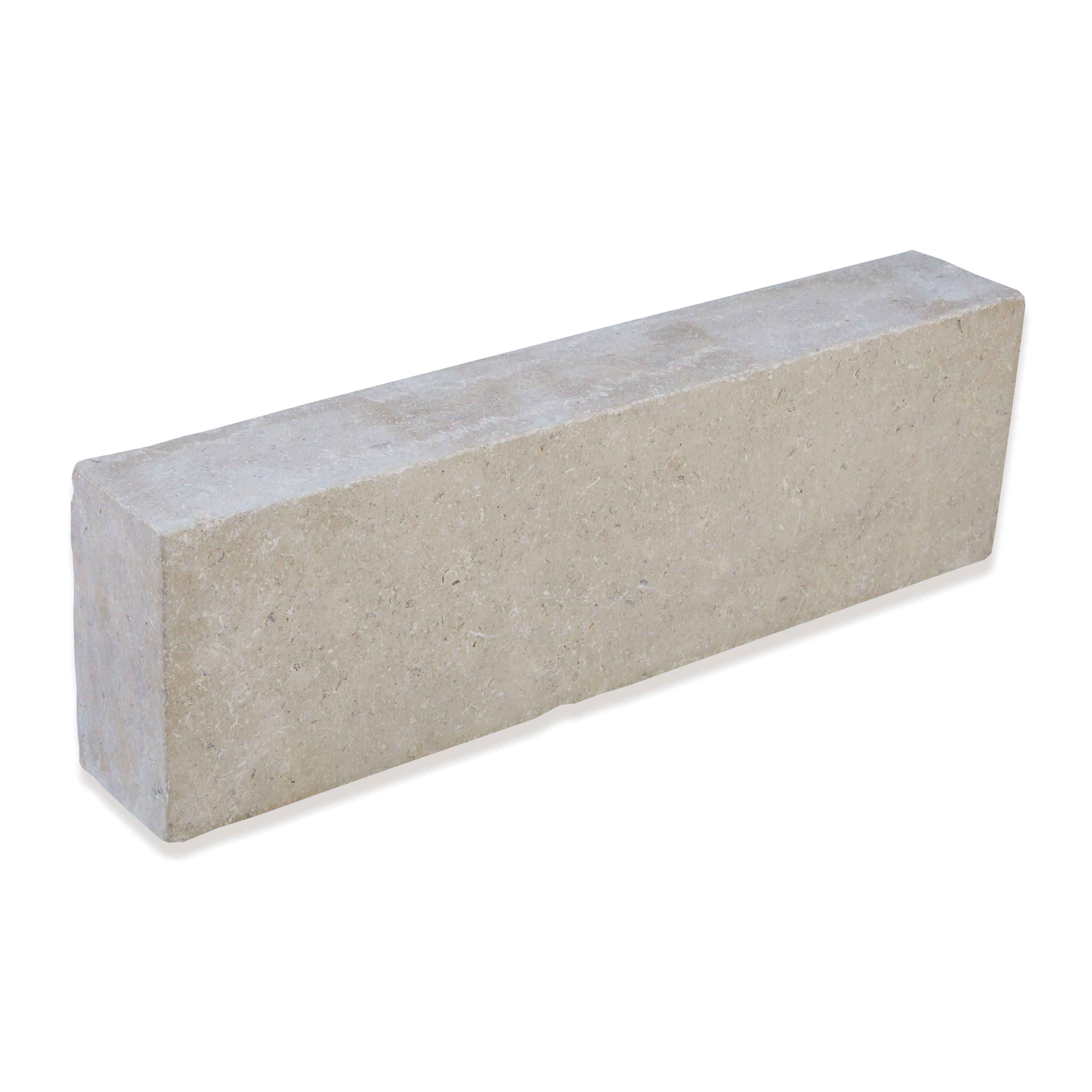 Bordure de jardin Pierre d'Egypte Beige 50x15x8 cm (à l'unité) - RO'MA NATURE - Image 2