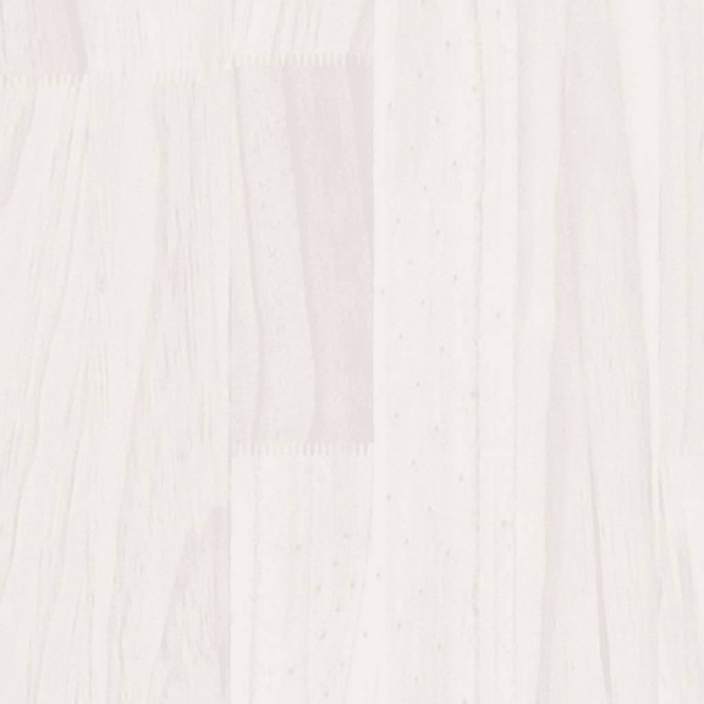 Vidaxl - Jardinière d'extérieur Blanc 31x31x31 cm Bois de pin massif vidaXL 810524 - Image 8