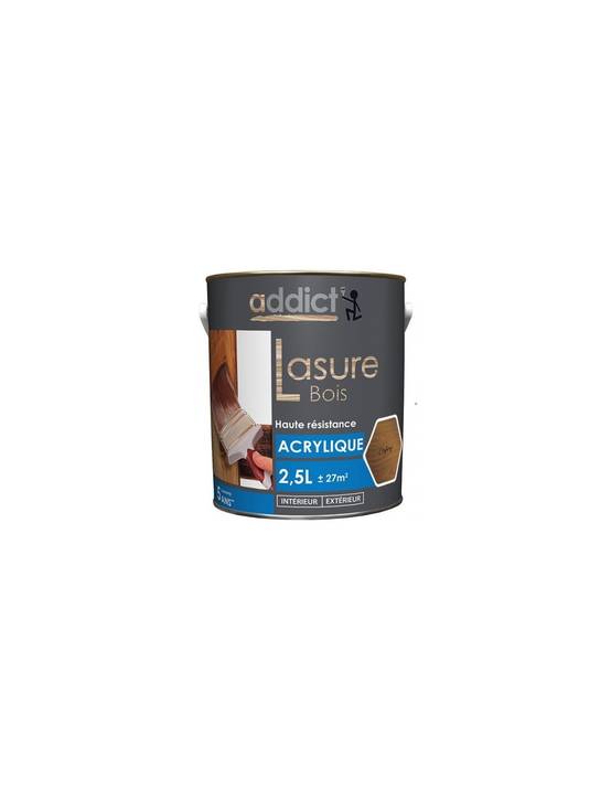 Lasure Acrylique 2.5 Litres Chene - Addict - Image 2