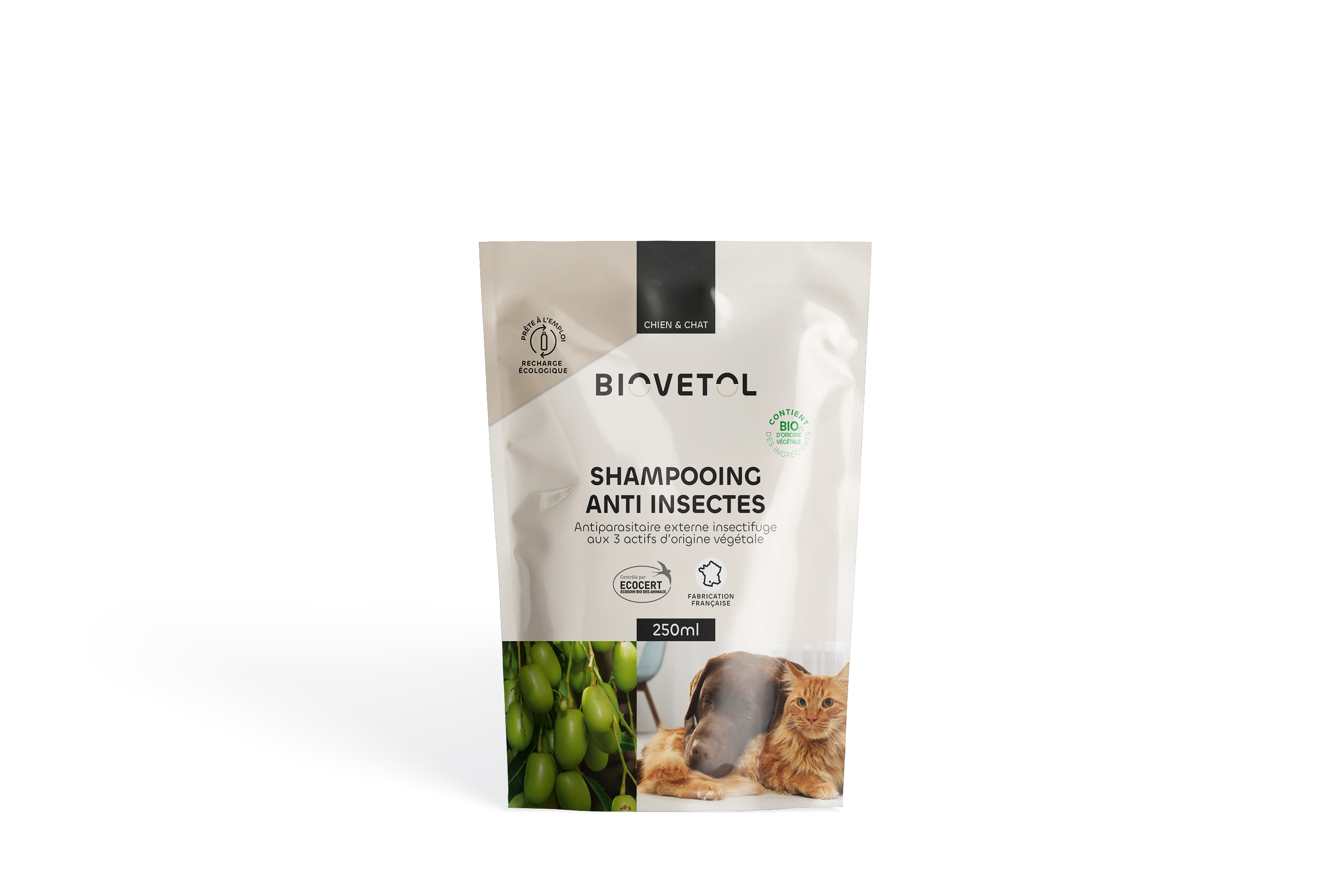 Biovetol - Shampoing Anti-Insectes Bio (recharge écologique) - Imagen 1