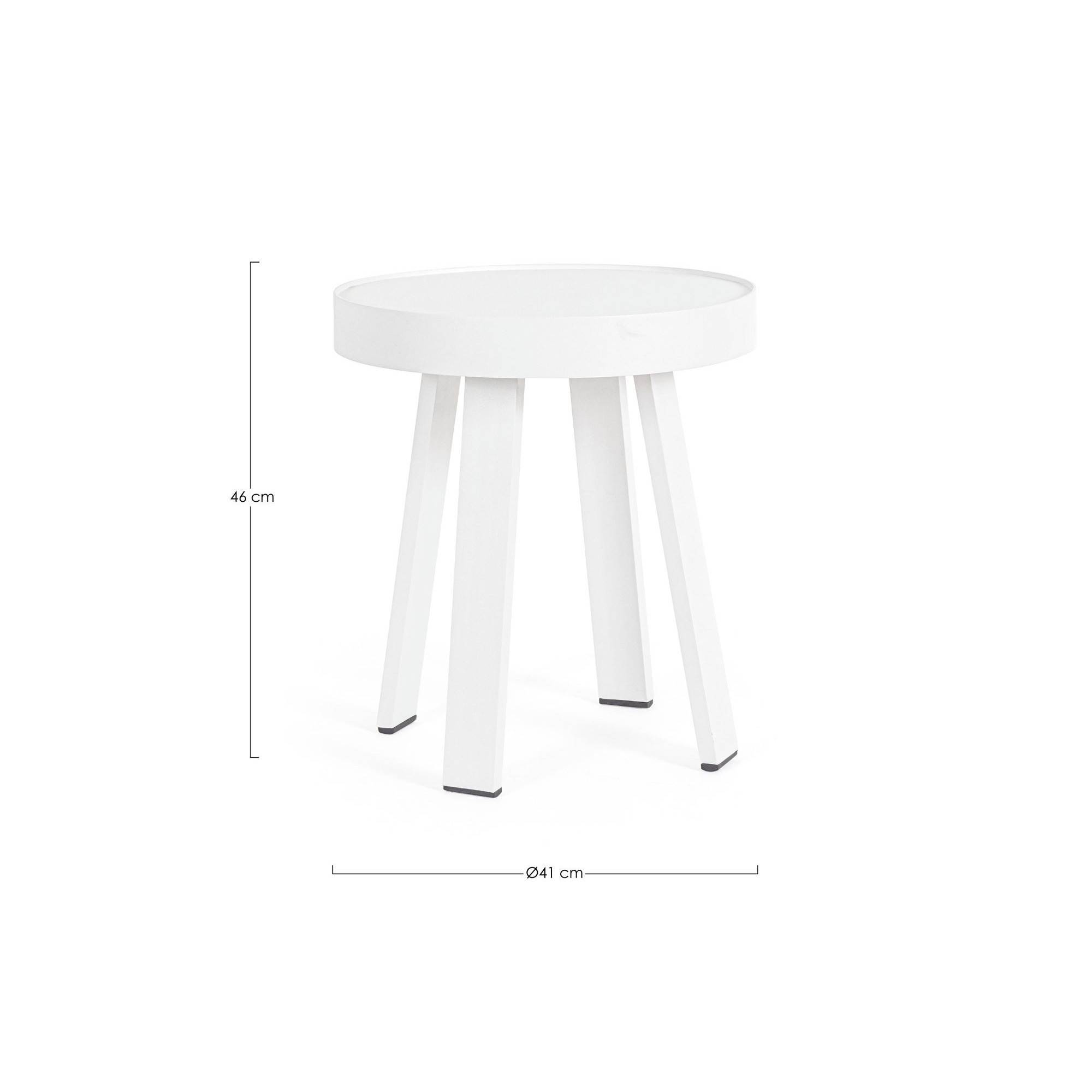 Autre - Table basse de jardin ronde en métal D41 - LA BAULE - Imagen 5
