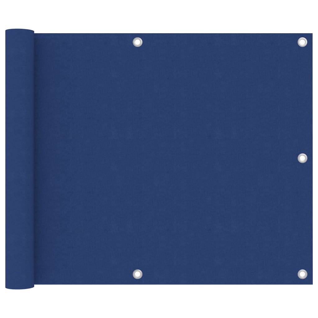 Helloshop26 - Écran de balcon brise pare vue protection confidentialité bleu 75 x 600 cm tissu oxford - Imagen 1