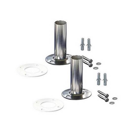 2 Fixations pour échelle INOX de Piscine en diamètre 43 mm - Image 1