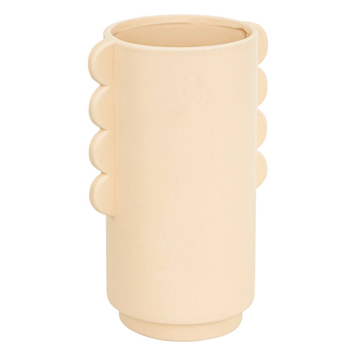 Atmosphera - Vase en céramique mat design moderne H 25.5 cm - Imagen 1