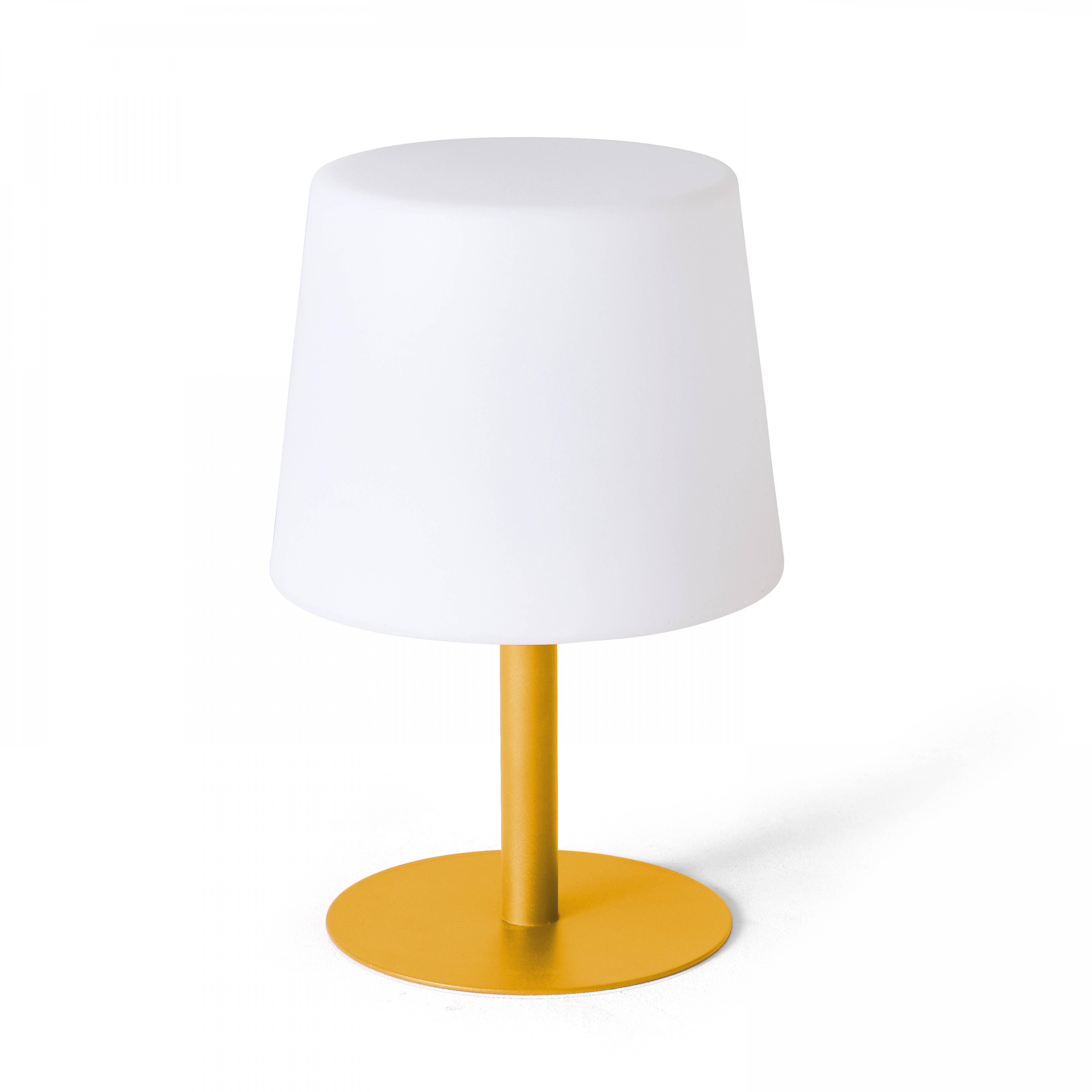 Oviala - Mini lampe acier jaune Bell - Oviala - Imagen 1