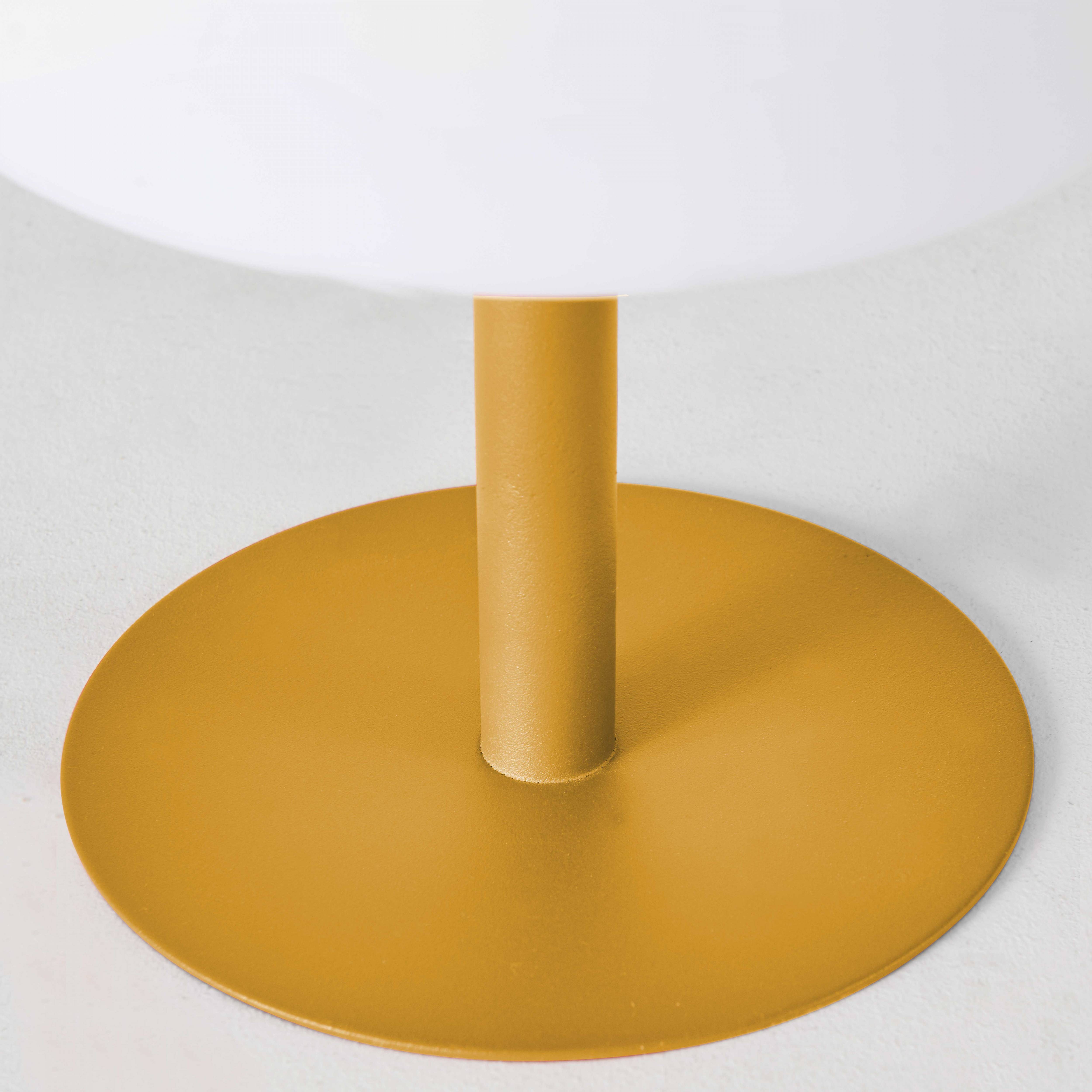 Oviala - Mini lampe acier jaune Bell - Oviala - Imagen 3