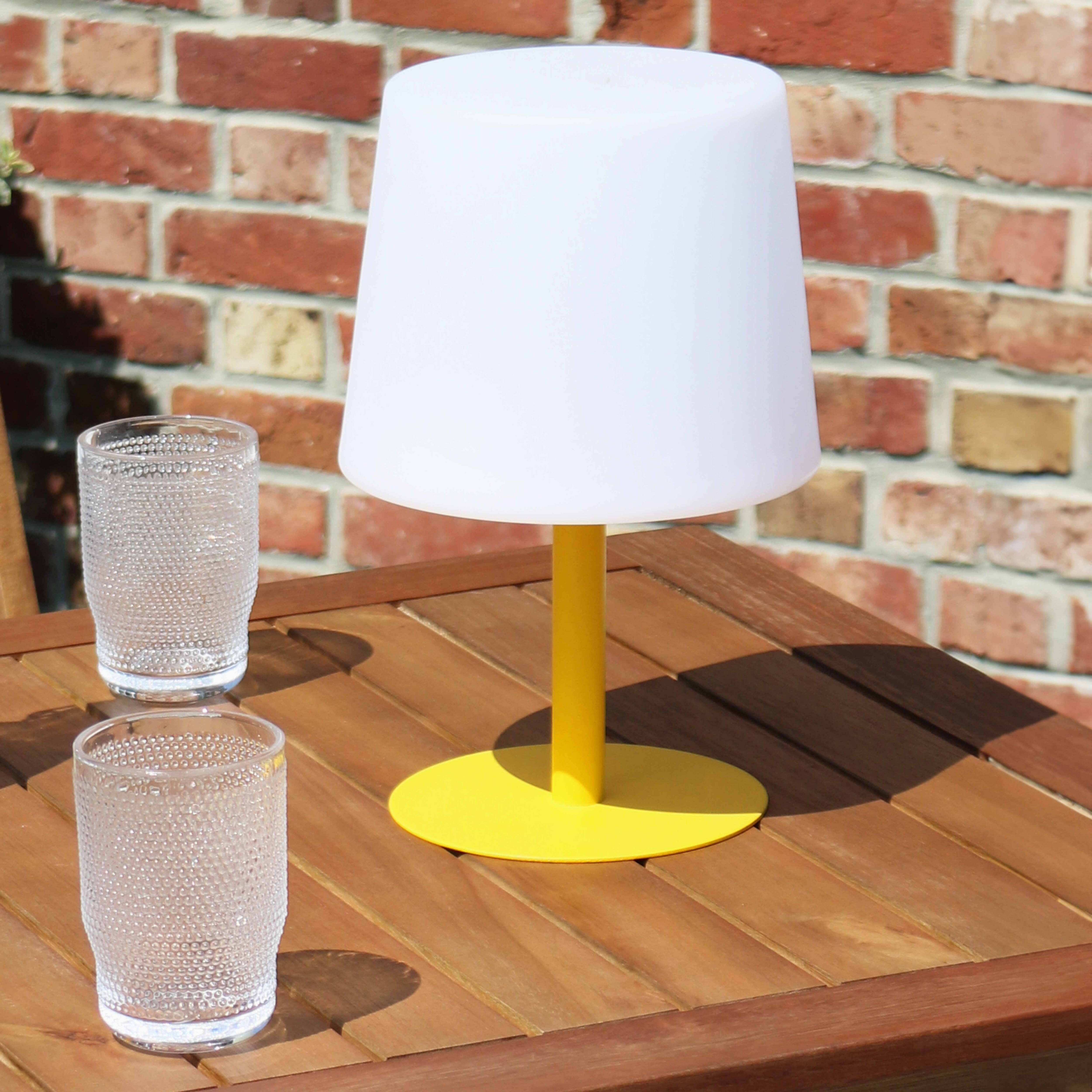 Oviala - Mini lampe acier jaune Bell - Oviala - Imagen 2
