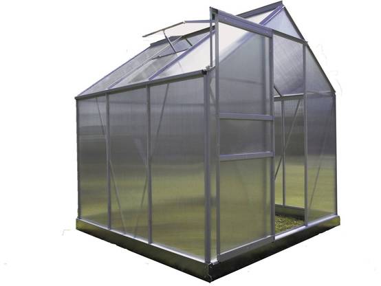 Habitat Et Jardin - Serre Jardin Polycarbonate "diamant 66" + Base - 3,61m² -habitat Et Jardin - Image 1