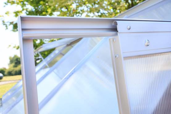 Habitat Et Jardin - Serre Jardin Polycarbonate "diamant 66" + Base - 3,61m² -habitat Et Jardin - Image 4