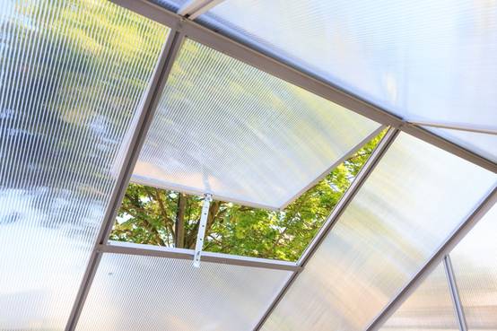 Habitat Et Jardin - Serre Jardin Polycarbonate "diamant 66" + Base - 3,61m² -habitat Et Jardin - Image 8