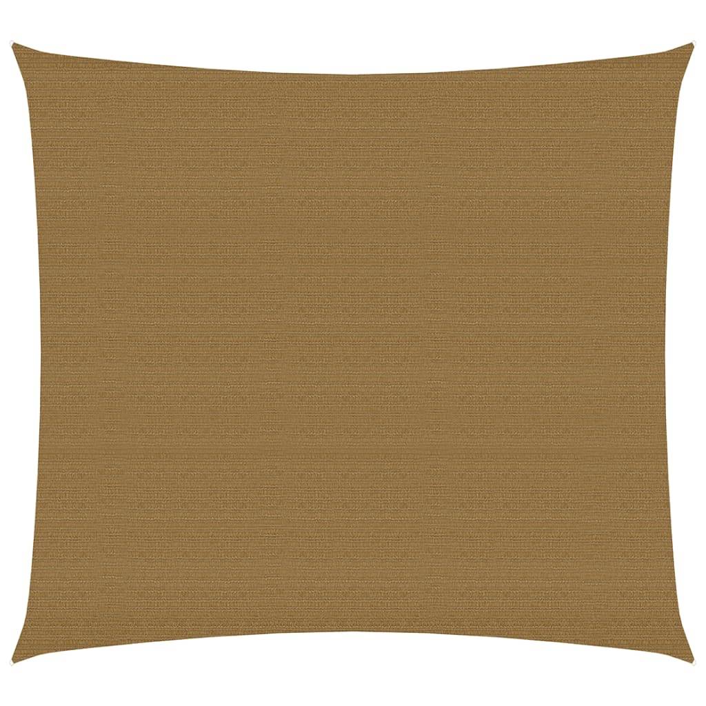 Helloshop26 - Voile d'ombrage 160 g/m² taupe 6 x 6 m PEHD - Imagen 1