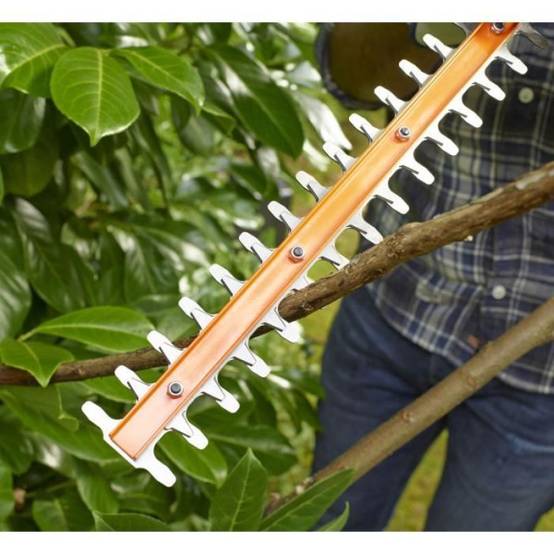 Taille haie 420W Lame 45 cm Black + Decker BEHT 201 Lame double coupe Double interrupteur - Image 5