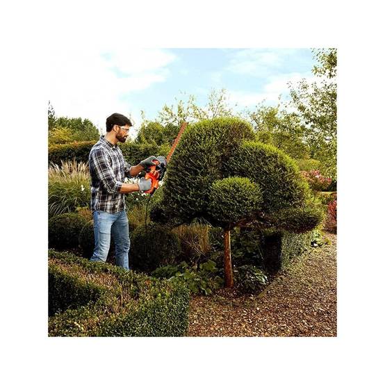 Taille haie 420W Lame 45 cm Black + Decker BEHT 201 Lame double coupe Double interrupteur - Image 4