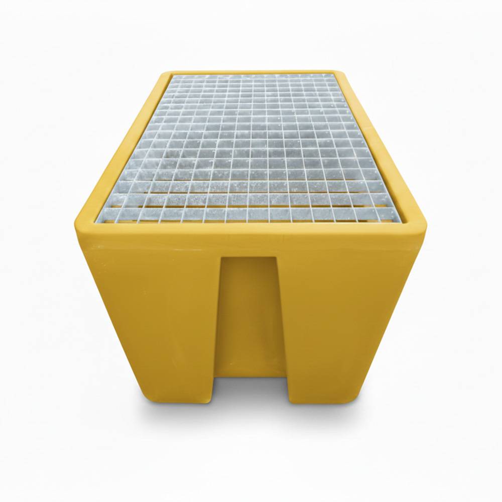 Bac de rétention pehd 300l pour 2 fûts - plast'up rotomoulage - Imagen 3