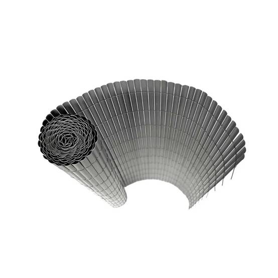 Canisse PVC occultant simple face 1x3m gris - Kit de fixation inclus - Image 4