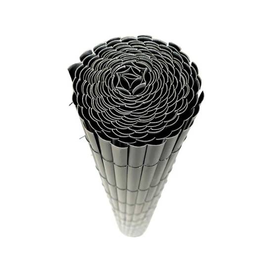 Canisse PVC occultant simple face 1x3m gris - Kit de fixation inclus - Image 6
