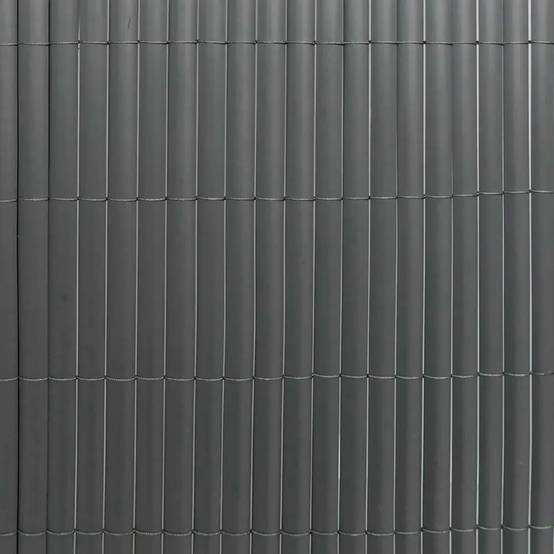 Canisse PVC occultant simple face 1x3m gris - Kit de fixation inclus - Image 3
