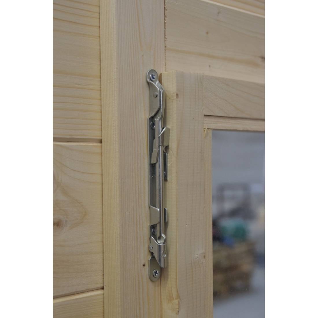 Altanka - Abri de jardin en bois - 30m2 - 6x5m - Ep. 40mm - Couleur: naturel - DOM748 - ALTANKA - Image 10