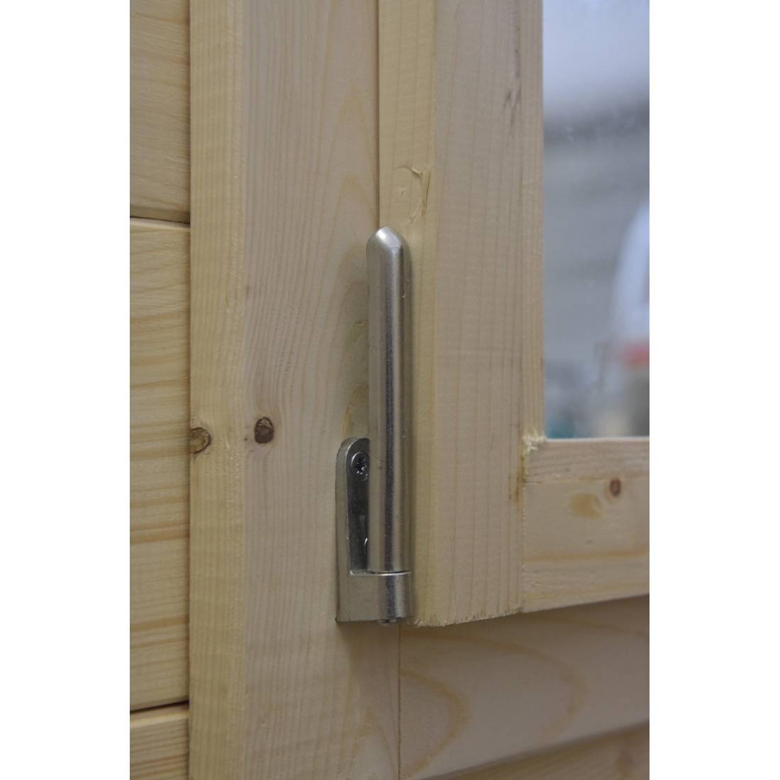 Altanka - Abri de jardin en bois - 30m2 - 6x5m - Ep. 40mm - Couleur: naturel - DOM748 - ALTANKA - Image 9