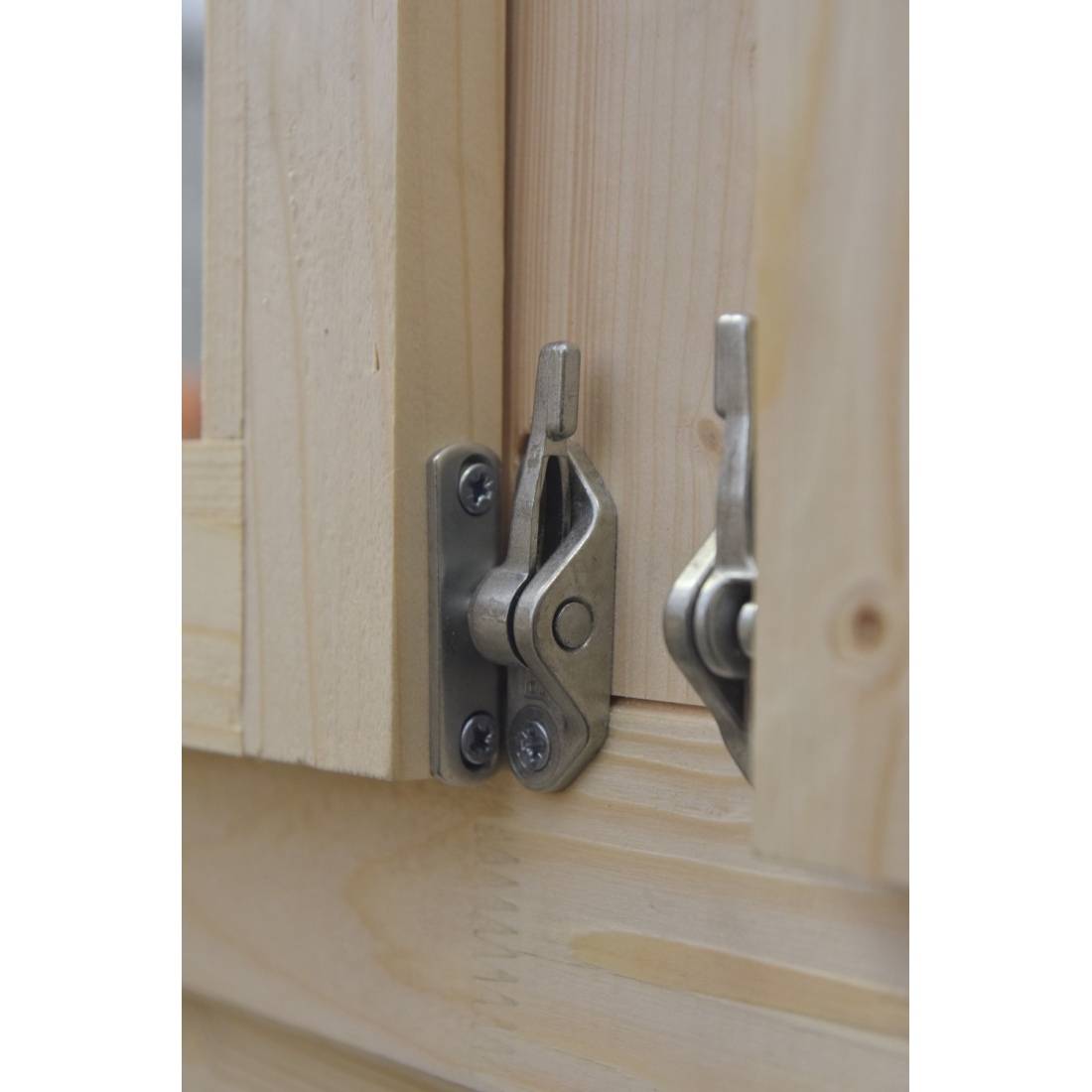Altanka - Abri de jardin en bois - 30m2 - 6x5m - Ep. 40mm - Couleur: naturel - DOM748 - ALTANKA - Image 8